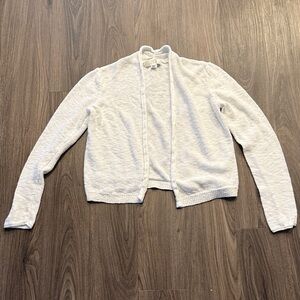 Lilly Pulitzer Women's White Open-Front Sweater